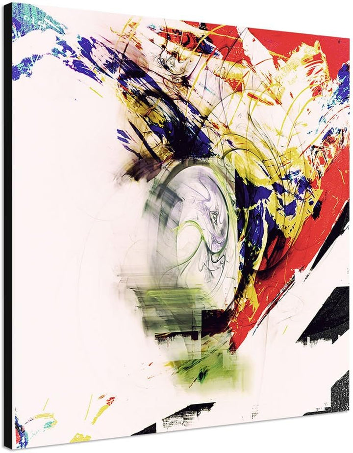 Paul Sinus Art Gewollte Nebensachen - Bild auf Leinwand Abstrakt370_60x60cm Bild auf Leinwand bunt A