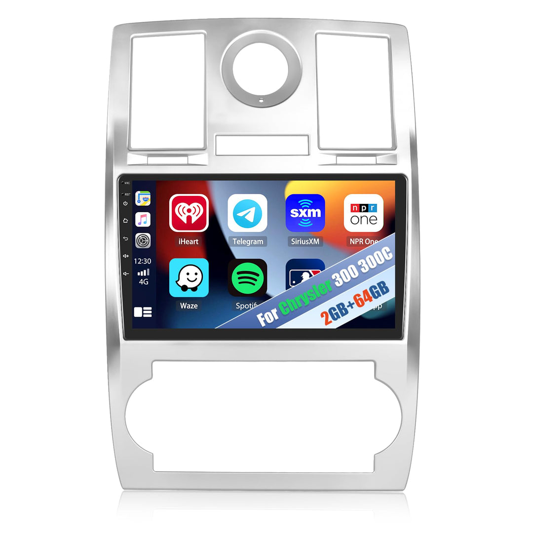 2G+64G CAMECHO Android 13 Autoradio mit Navi für Chrysler Aspen 300 300C 2004-2010,Doppel Din Radio