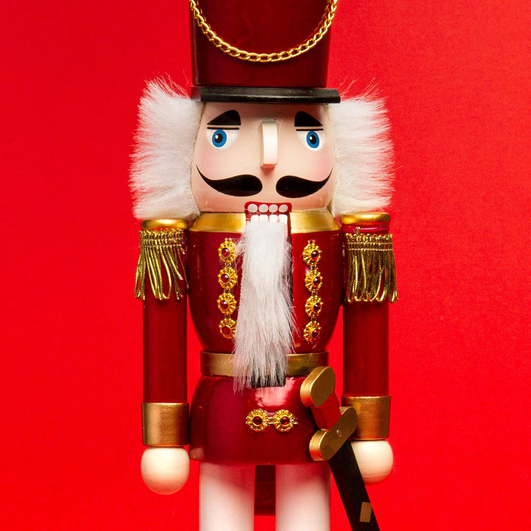 SIKORA NK-I Deko Nussknacker Figur aus Holz Verschiedene Motive 3 Grössen, Grösse:Höhe ca. 38 cm, Fa