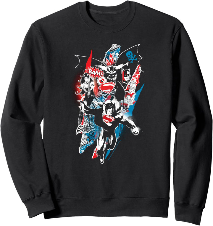 Batman v Superman Ripped Trio Sweatshirt