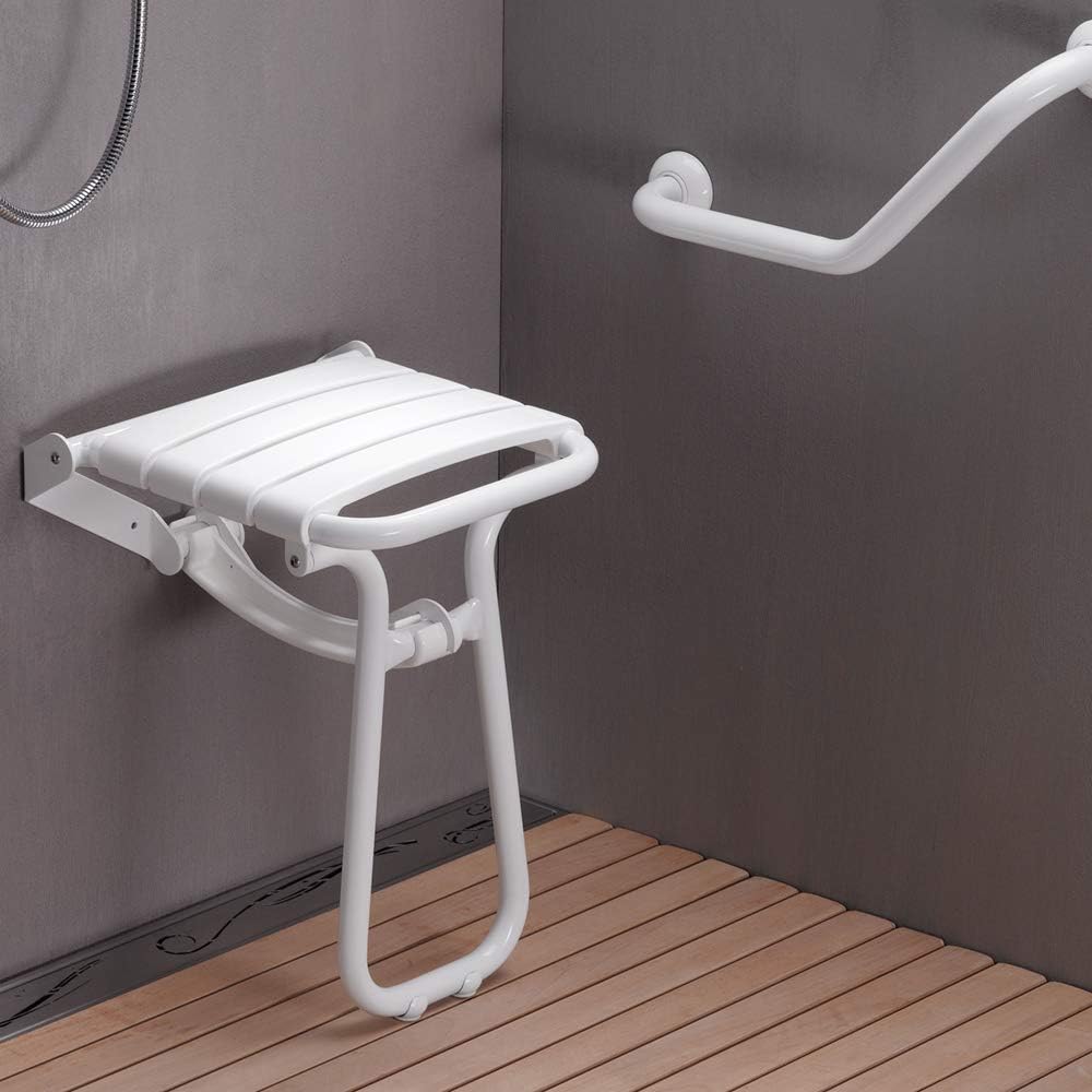 godonnier 134700-fold Down Dusche Sitz mit Epoxid Harz, Weiss