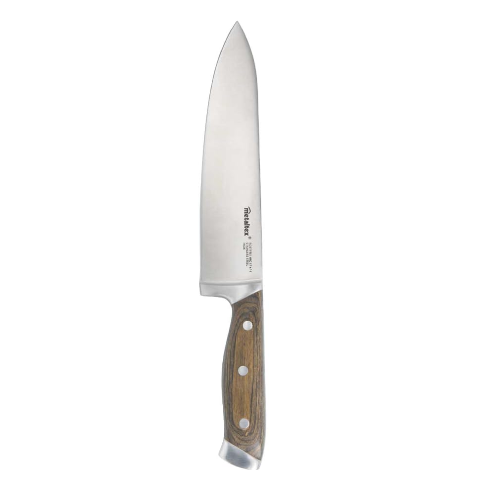 Metaltex Heritage Kochmesser Heritage Line mit Holzgriff und Klinge 20,5 cm