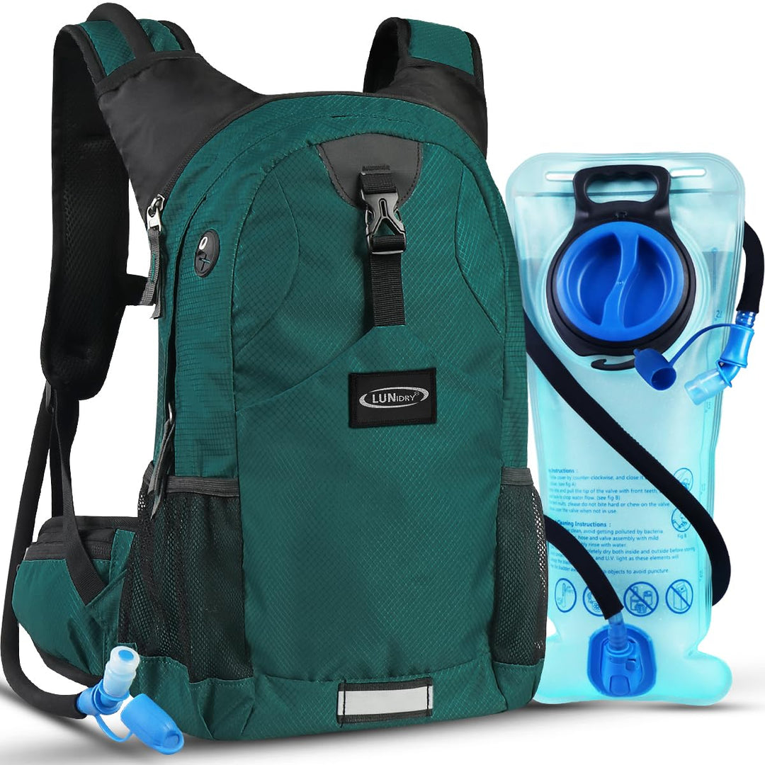 Lunidry Trinkrucksack Fahrradrucksack mit Trinkblase 2L Wasserdicht Sportrucksack, 20L Hydration Ruc