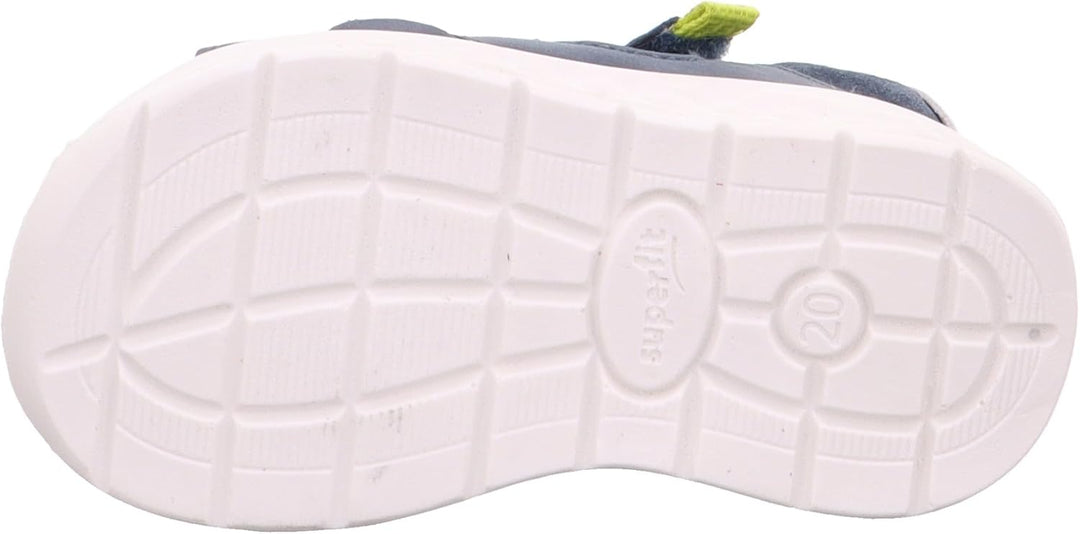 Superfit Baby Jungen Lagoon Sandale Knöchelriemen, 19 EU Blau Gr&#xFC;n 8010
