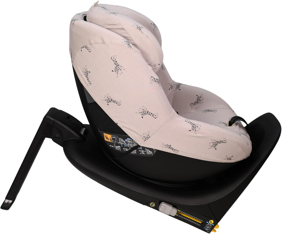 JYOKO KIDS Bezug für Autositz kompatibel mit Maxi Cosi (Giraffe, Maxi Cosi Pearl 360 y Mica Pro I-si