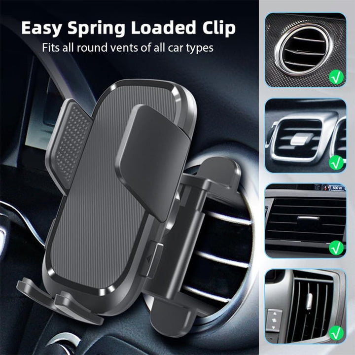 Handyhalterung Auto Runde Lüftung Mercedes-Benz AMG/GLA/GLB/GLC/GLE/GLS/GLK/smart 451 453 Mini-Coope