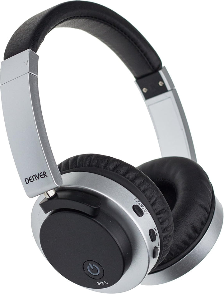 Denver 'BTN-206' Bluetooth On-Ear Kopfhörer Schwarz, Schwarz
