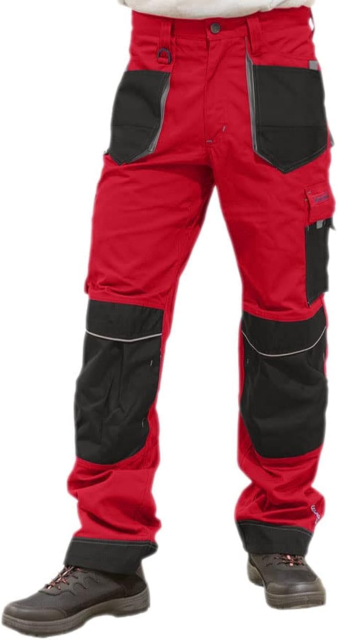 Leber & Hollman Herren Arbeitshose LH-FMN-T B, 65% Polyester 35% Baumwolle 270 g/m2, Bundhose mit Ta