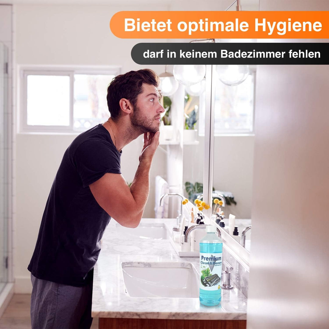 RedFOX24 Premium Scherkopfreiniger zum Nachfüllen - für Braun Clean&Charge Stationen - Deutsches Pro