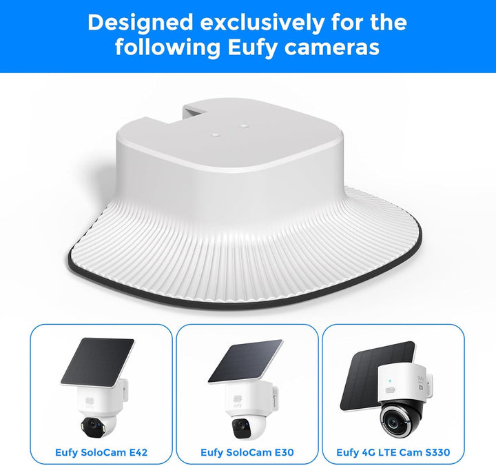 Kamerahülle kompatibel mit Eufy SoloCam E30/E42 und eufy Security 4G LTE Cam S330, Regenschutz für Ü