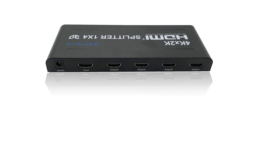 GigaBlue Ultra 4K *HDMI 1.4* Splitter 4K 30Hz für TV, Reciever, Konsole u.v.m. (Splitter 1 IN 4 OUT)