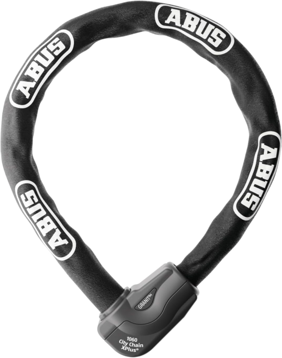 ABUS Kettenschloss Granit CityChain XPlus 1060 – Fahrradschloss aus gehärtetem Stahl – ABUS-Sicherhe
