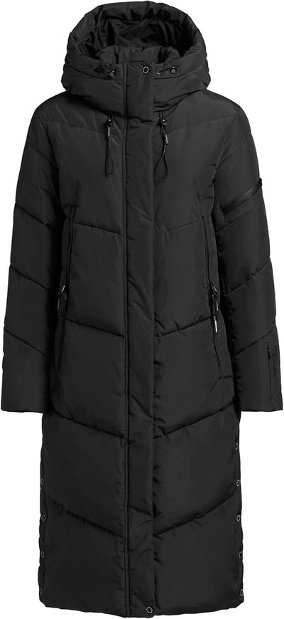 khujo Damen Steppmantel Sonje 5 XS Schwarz, XS Schwarz