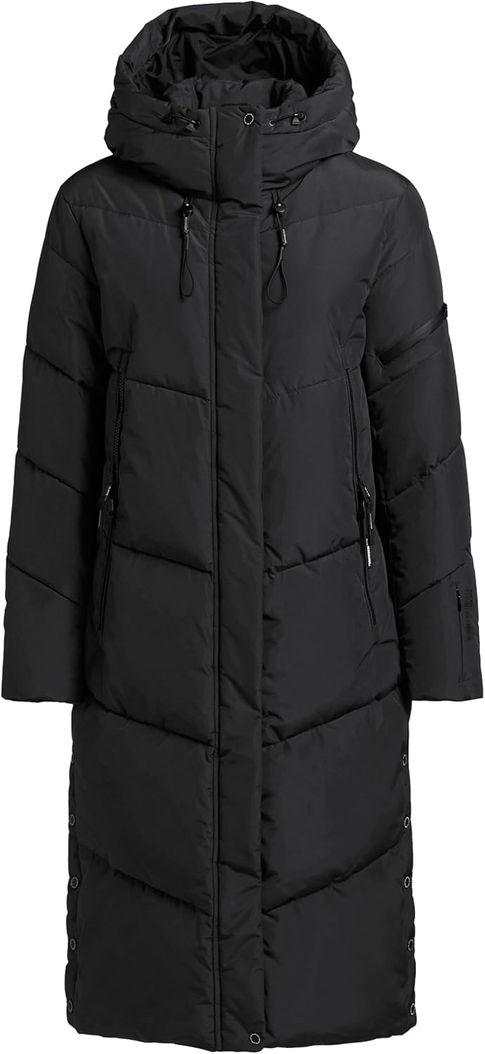 khujo Damen Steppmantel Sonje 5 XS Schwarz, XS Schwarz
