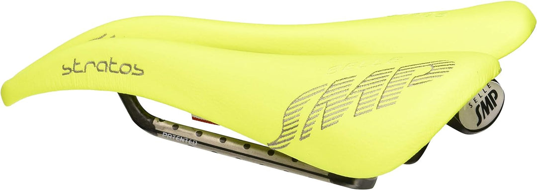 SMP Unisex – Erwachsene SÄTTEL 4BIKE CRB Stratos GELB Fluo 2018, BLAU