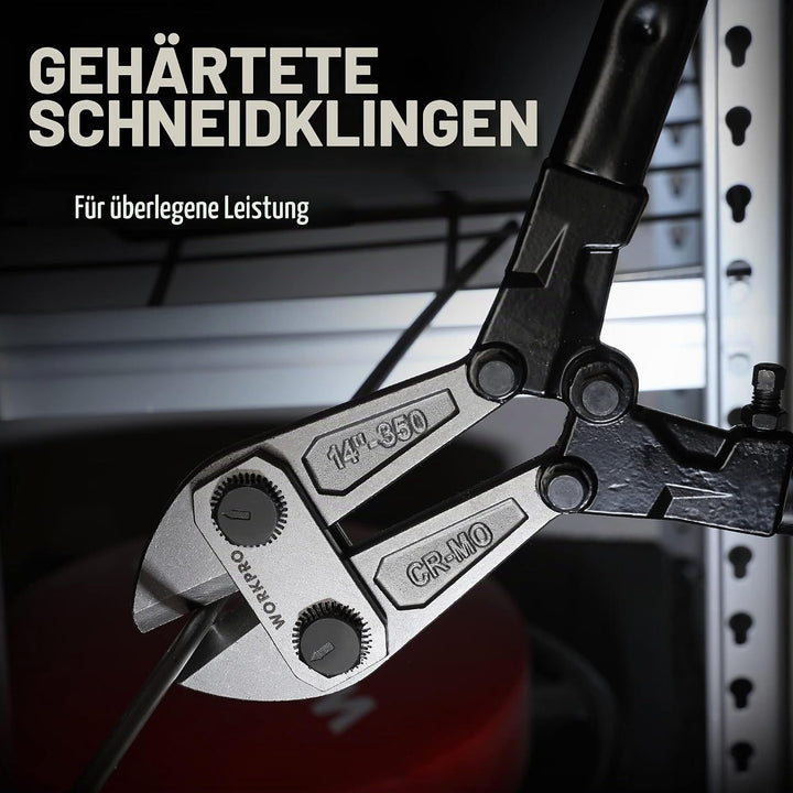 WORKPRO W017004A Bolzenschneider, Rot und Blau, 35,6 cm 36 cm (14 Zoll), 36 cm (14 Zoll)