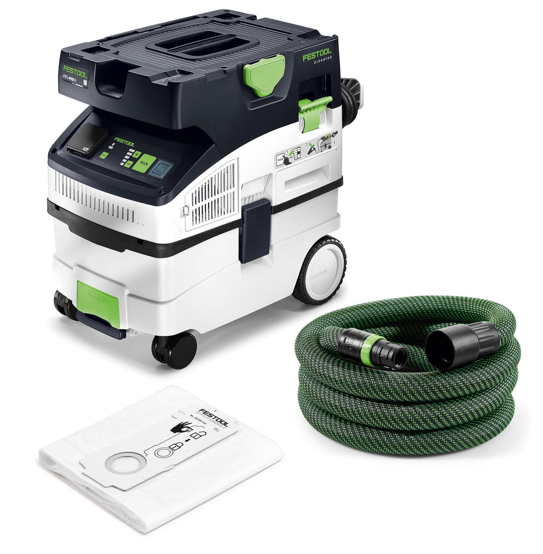 Festool Absaugmobil CLEANTEC CTL MIDI I, 350 – 1200 W, 3700 l/min
