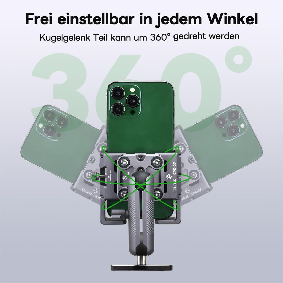 FANAUE Diamant Montagebasis Kompatibel mit RAM Mount B Grösse 1 Zoll Kugel Doppelsockelarm,Abstand d