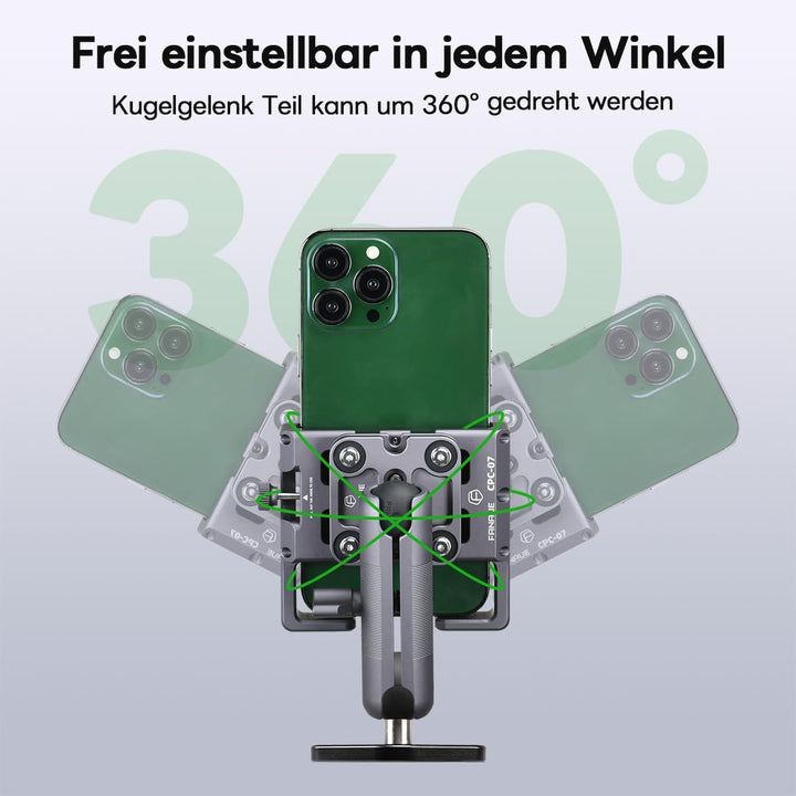 FANAUE Diamant Montagebasis Kompatibel mit RAM Mount B Grösse 1 Zoll Kugel Doppelsockelarm,Abstand d