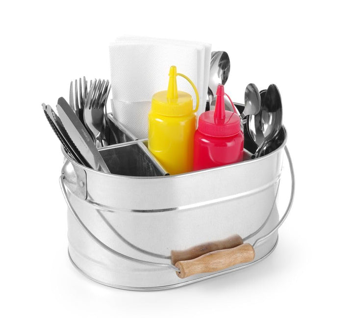 HENDI Bar-Caddy, Bar-Zutatenbehälter, Organiser, Geschirrspülmaschinengeeignet, 245x180x(H)130mm