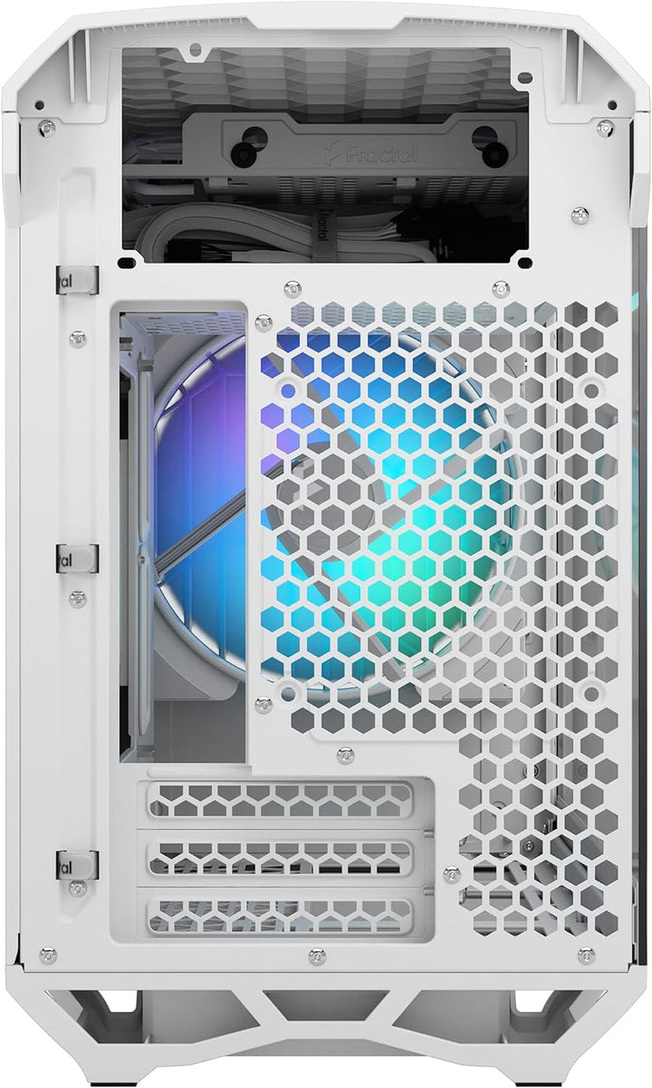 Fractal Design Torrent RGB White E-ATX Tempered Glass Window High-Airflow Mid Tower Computer Case, R