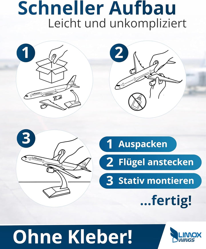 Lufthansa Airbus A350-900 Scale 1:200 | NEUE LUFTHANSA LACKIERUNG |