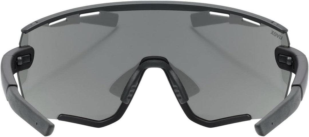 Uvex Unisex Sportstyle 236 S Set Sportbrille (1er Pack) Einheitsgrösse black matt/mirror silver, Ein