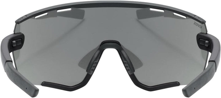 Uvex Unisex Sportstyle 236 S Set Sportbrille (1er Pack) Einheitsgrösse black matt/mirror silver, Ein