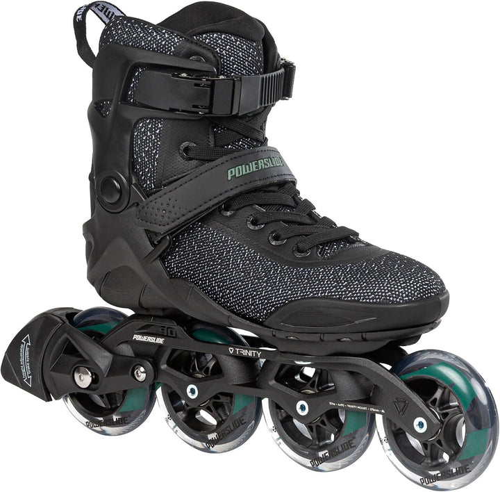 Powerslide Inline Skate Phuzion Enzo BW 90, für Fitness, für Damen und Herren 5, 5
