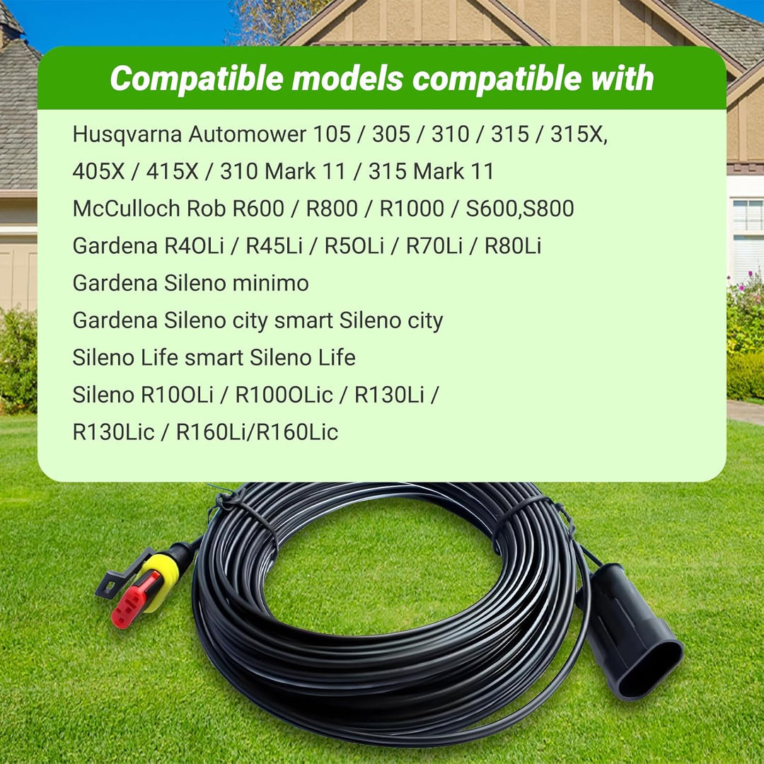 Shentec 20M Niederspannungskabel Transformator Kabel kompatibel mit Gardena Robotic R38Li, R40Li, R8