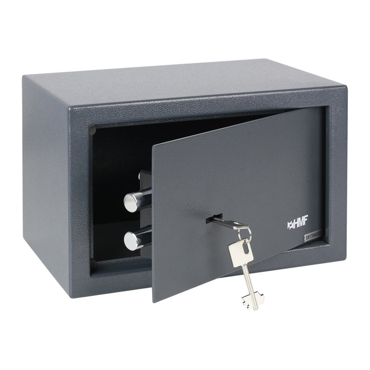 HMF 49200-11 Möbeltresor Doppelbartschloss, 31,0 x 20,0 x 20,0 cm, anthrazit 31 x 20 x 20 cm Anthraz