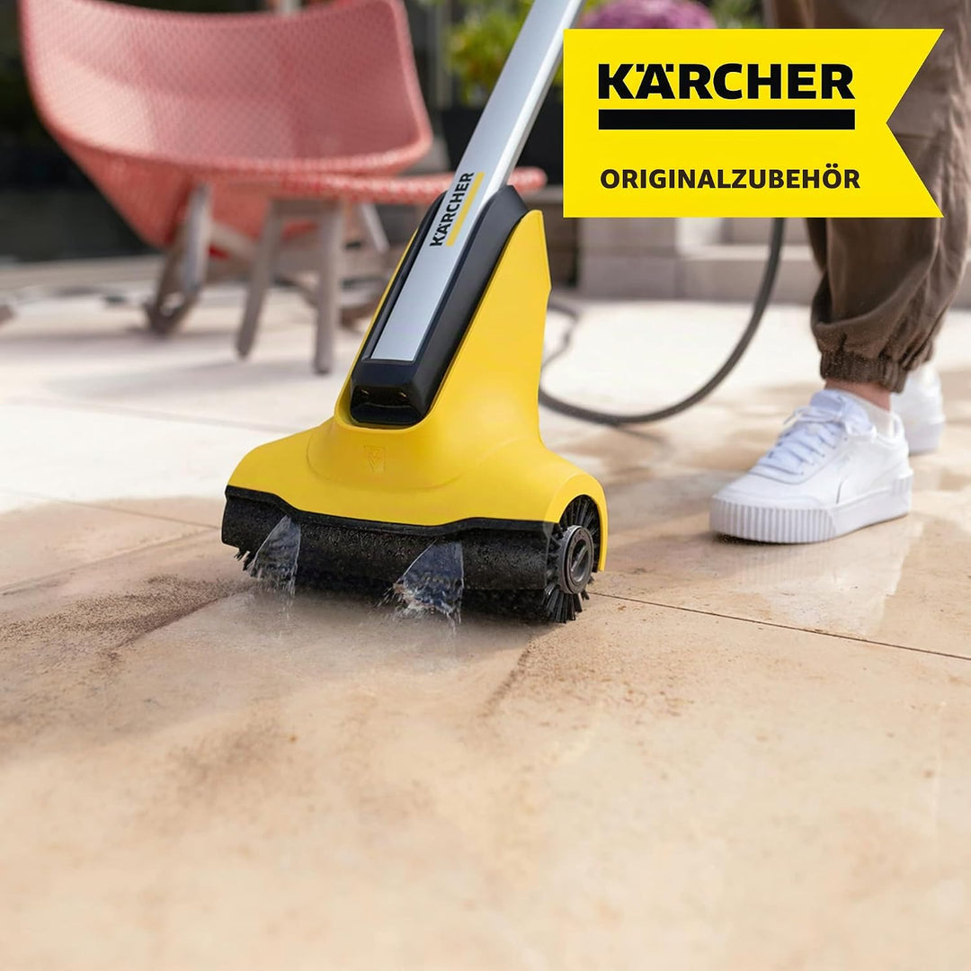 Kärcher Bürstenwalzenset Steinflächen für Terrassenreiniger PCL 3-18, geeignet für glatte Steinflies