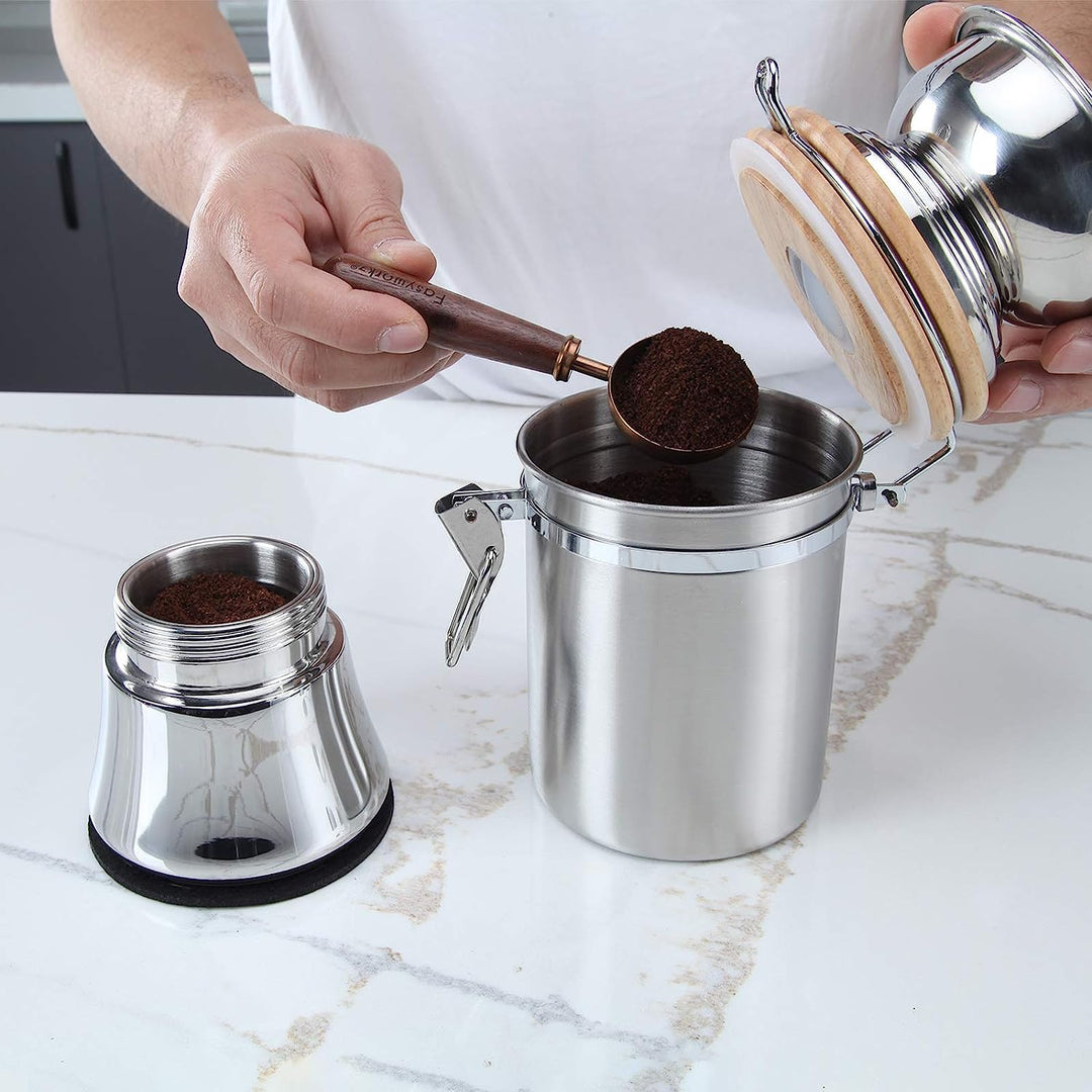 Easyworkz Manuelle Kaffeemühle, mit einstellbarer Einstellung, Hand Edelstahl Kaffeebohnenmühle Werk
