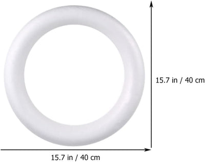 Cabilock Base 50/50 Trockenblumen Zum Basteln 4 Stücke Ringe Weihnachten Figuren DIY Türkranz Weihna