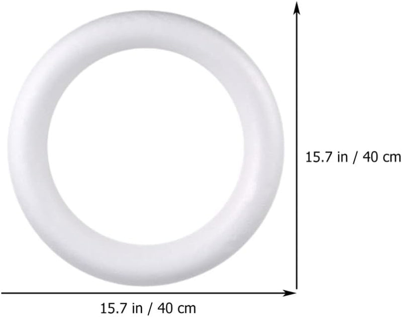 Cabilock Base 50/50 Trockenblumen Zum Basteln 4 Stücke Ringe Weihnachten Figuren DIY Türkranz Weihna