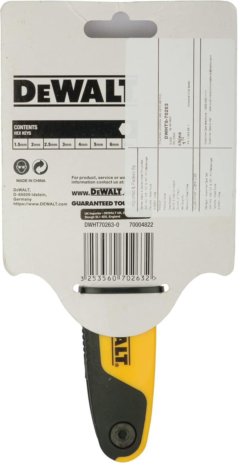 DEWALT Innen-Sechskantschl Taschen-Set 8-tlg | DWHT0-7026 3