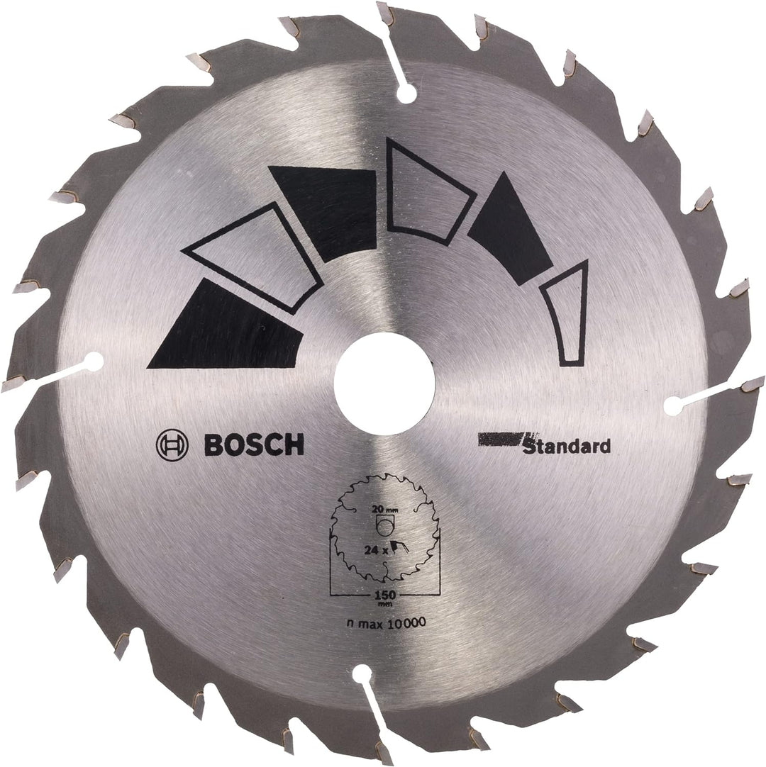 Bosch 2609256806 DIY Kreissägeblatt Basic 150 x 2.2 x 20/16,Z24, 150 x 2.2 x 20/16,Z24