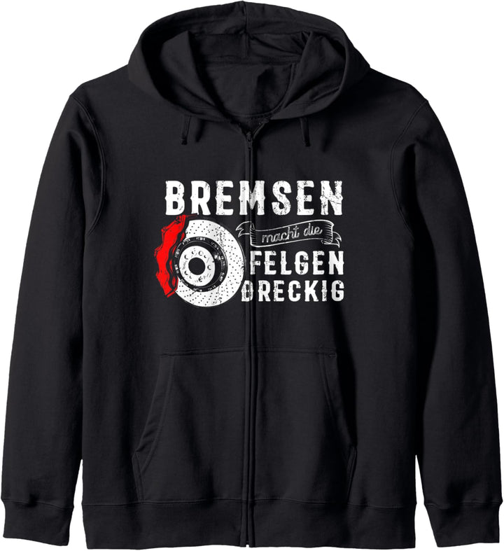 Bremsen macht die Felgen dreckig Kapuzenjacke