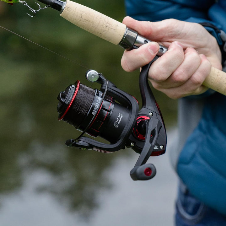 Abu Garcia Cardinal X Spinnrolle - Spinnrolle zum Raubfisch-Spinnfischen - Forelle, Barsch, Hecht, L