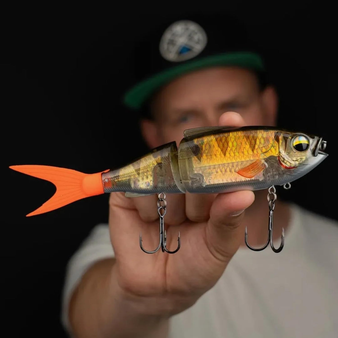 LMAB Real Vibe 15, 18, 22 cm Swimbait sinkend Hecht Köder gross zum Spinnfischen, Glidebait, Big Bai