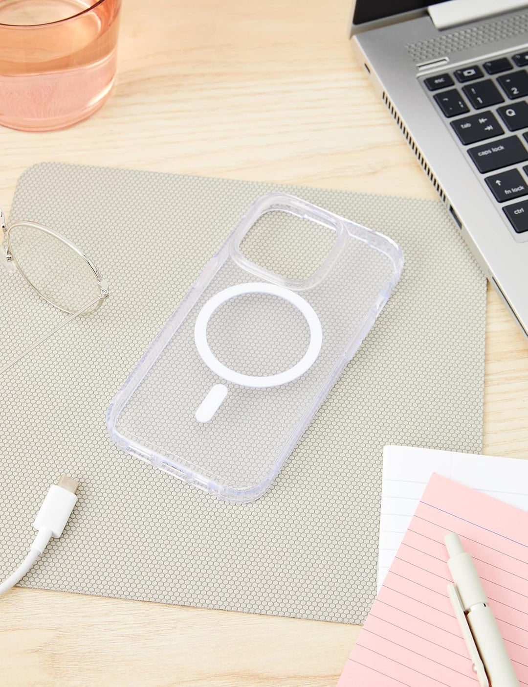 Tech 21 iPhone 14 Pro Evo Clear Kompatibel mit MagSafe - Kratzfeste, Stossdämpfend Clear Phone Case