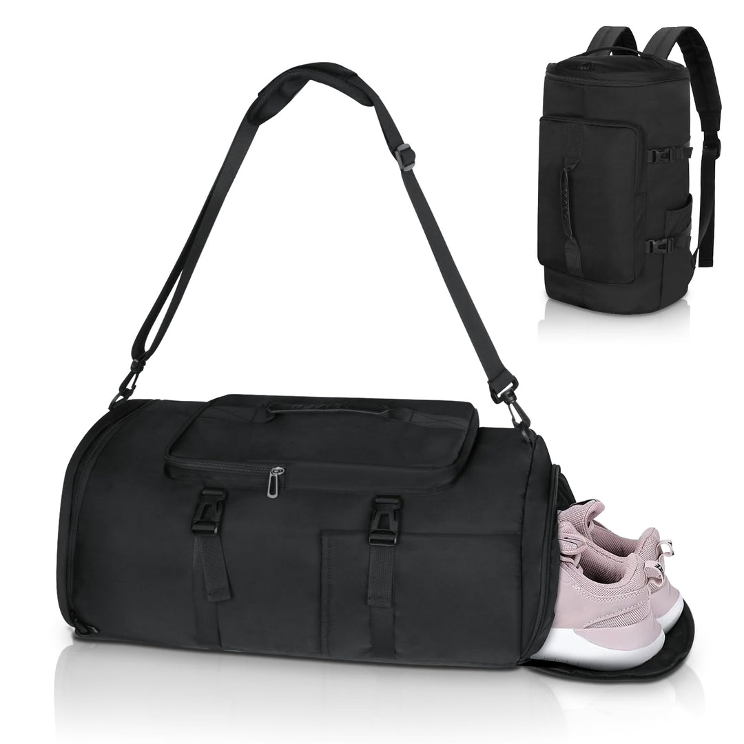 Sporttasche Herren, 30L Damen Sporttasche Rucksack, Klein Sportrucksack mit Schuhfach und Nassfach,