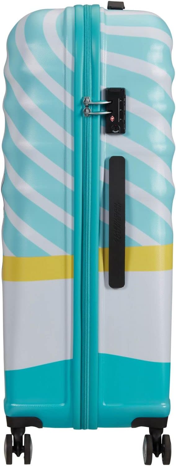 American Tourister Wavebreaker Disney - Spinner, Multicolour (Mickey Blue Kiss) L(77 cm - 96 L)