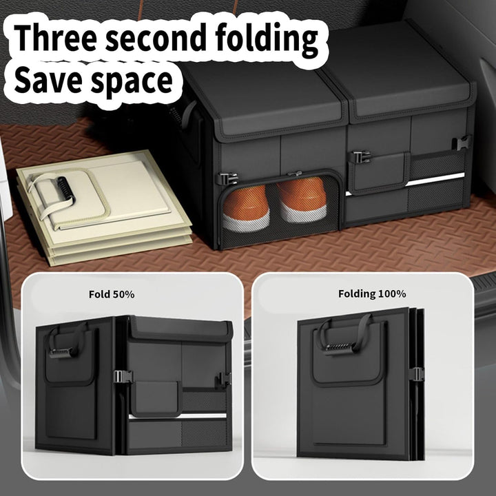 Kofferraum Organizer,Kofferraumtasche Faltbar,Autobox Kofferraum mit Griff,Auto Aufbewahrung Camping