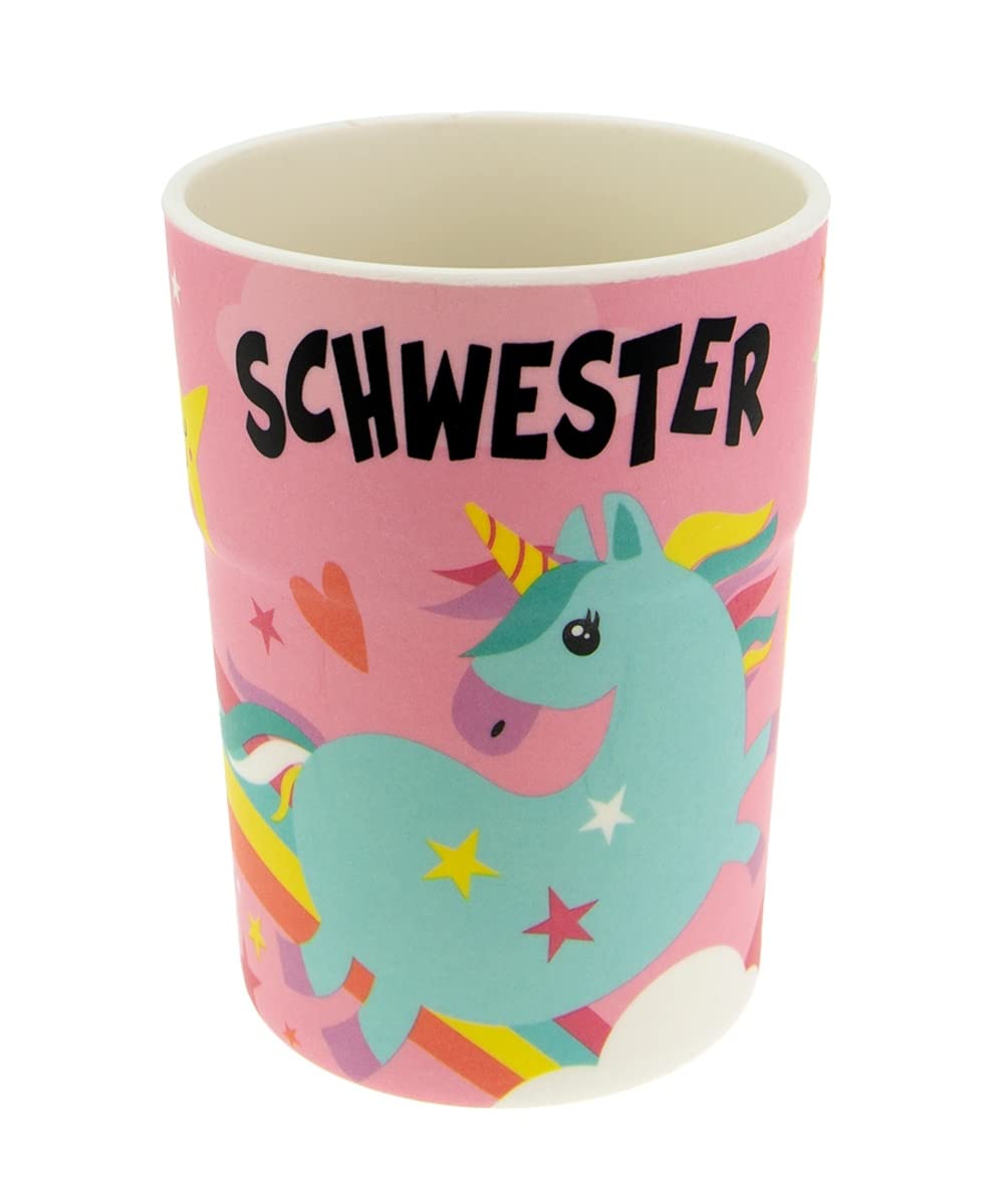 Personalisierter Kinderbecher Besondere Schwester