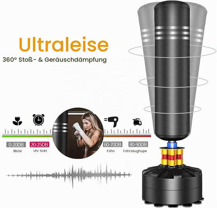 YOLEO Boxsack Standboxsäcke Trainingsgeräte Erwachsene Freistehender Standboxsack Boxing Trainer Hea