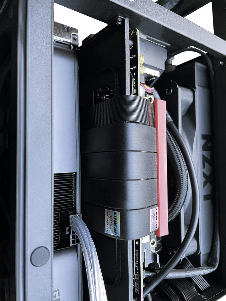 LINKUP - Ultra PCIe 4.0 X16 Riser-Kabel [RTX4090 RX6950XT x570 Z690 Getestet] Abgeschirmter Gaming P