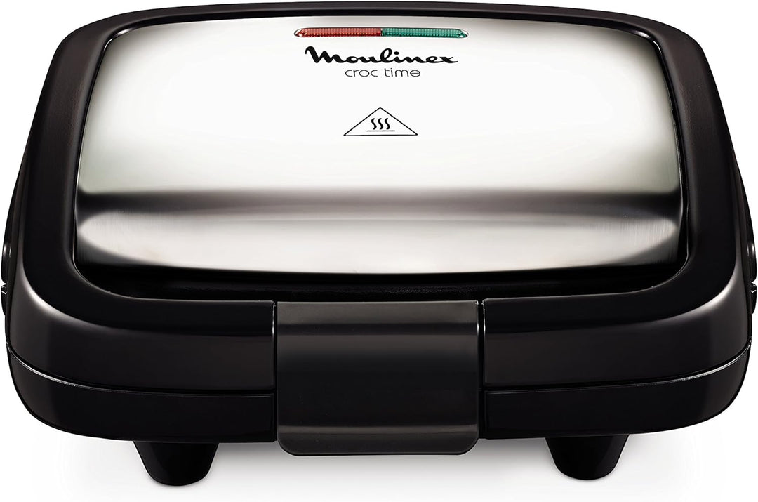 Moulinex SZ192D Croc Time – Sandwich-Maker, Heizplatten mit Antihaftbeschichtung