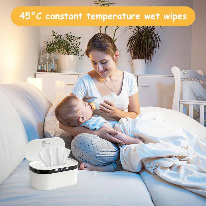 Tutamaz 10W Feuchttuch Wärmer, 3 Heizstufen Schnell, Baby Wischtuchwärmer, USB Wischtuchwärmer,Handt