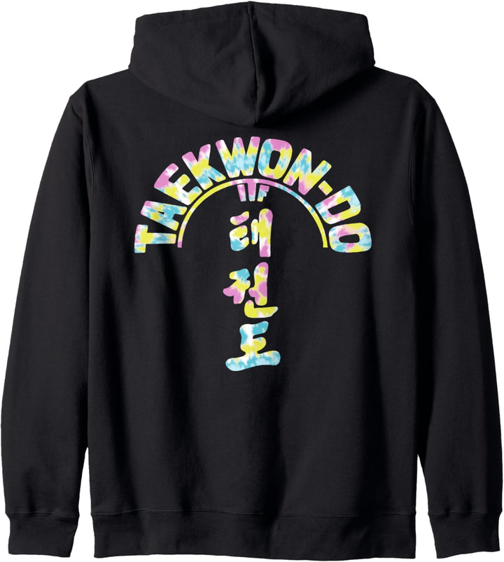 ITF Taekwon-Do Sommer Regenbogen Tie-Dye Kapuzenjacke